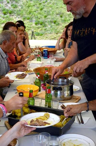 Co-cooking table repas