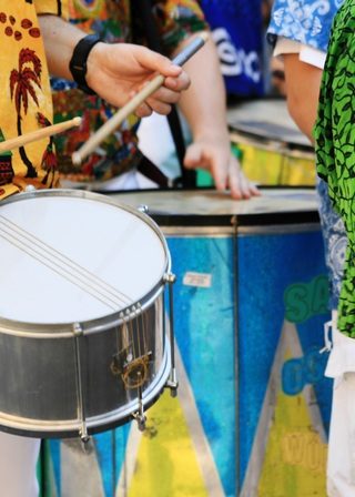 Stage de batucada, Vacances en famille, Cours batterie-percussions